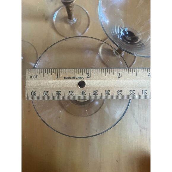 Set Of 4 Carl Auböck MCM Glasses w/ Cane Wrapped Stems Cordial Martini HTF READ - Picture 7 of 8